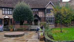 The Gift Shop Adjoining the House Where William Shakespeare was born. (Please exit through the gift shop.)
