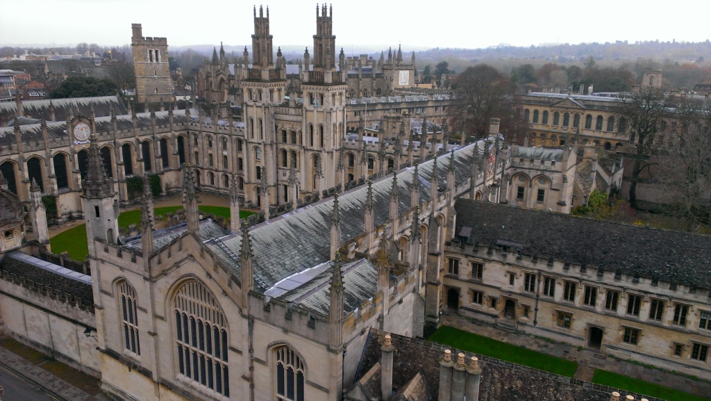 Same church tower, looking off to another side.